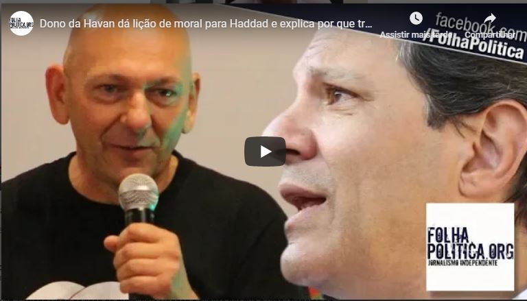 Dono da Havan, Luciano Hang dá lição de moral em Haddad e explica por que trabalha de graça para Bolsonaro