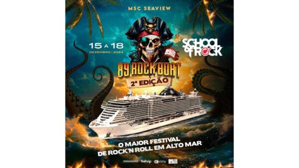 School of Rock retorna ao 89 Rock Boat e promete experiências exclusivas para os amantes do rock