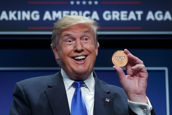 Donald Trump divulga memecoin, filho menciona projeto e Solana dispara