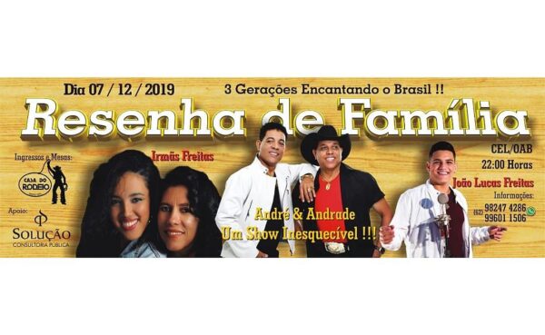 João Lucas Freitas Retoma o Projeto “REZENHA DE FAMÍLIA” com Show Inesquecível em Trombas