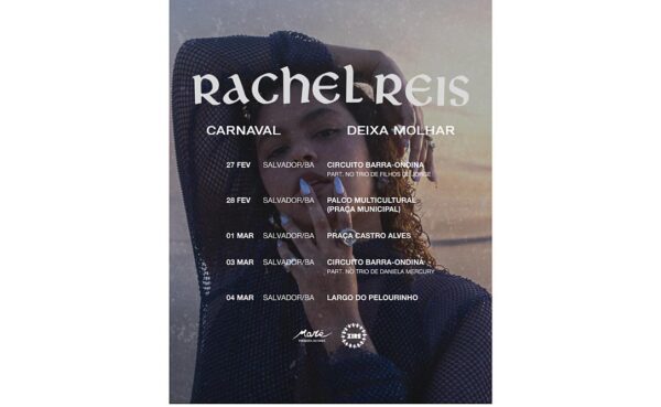 Rachel Reis apresenta “Carnaval Deixa Molhar” em Salvador